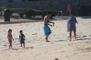 Mario Lopez - Seen with his family on the beach in Los Cabos, Mexico - May 28, 2017