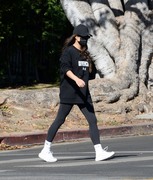 Shay Mitchell out with her dog in Los Angeles, November 28, 2020
