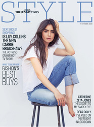 Lily Collins - Sunday Times Style 11 October 2020