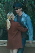 Emma Roberts - and boyfriend Garrett Hedlund PDA session outside The Four Season Hotel, Beverly Hills 01/08/2020