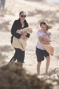 Angelina Jolie - Lia McHugh & Lauren Ridloff take a break from filming and check out the beach in Fuerteventura 11/09/2019
