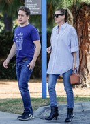 Ellen Pompeo & T. R. Knight - Out and about in Los Angeles, CA (March 06, 2020)