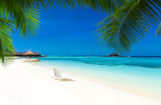 Тропический пляж на Мальдивах / Tropical beach in Maldives 8b58661322864680