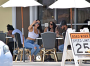 Nikki & Brie Bella - are seen out for lunch and shopping for baby clothes along side Artem Chigvintsev, LA 08/08/2019