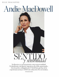 Andie MacDowell - Elle Magazine Espana March 2021