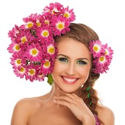 Красивая девушка с цветами / Beautiful girl with flowers 25dffa1322916229