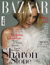 Sharon Stone -  Harpers Bazaar Espana November 2019