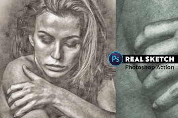 GraphicRiver - Real Sketch Pro Photoshop Action - 22016965