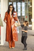 Kourtney Kardashian - was seen enjoying lunch at Rosti Cafe and then taking the kids to paint pottery at Color Me Mine in Calabasas 12/30/2019