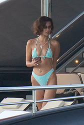 Bella Hadid - Enjoys some jetski during her holiday in St.Barts 01/01/2020