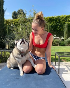 Jillian Shea Spaeder - Bikini For Her Dog. 