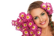 Красивая девушка с цветами / Beautiful girl with flowers 2f35ac1322916200