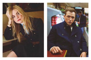 Elle Fanning and Taron Egerton - British Vogue's Best Actors of 2019 Issue (January 2020)
