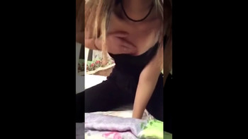 Outside Standing Squirt Panties Wet Pussy Clit Vibrating Dildo Toy - Snapchat Videos