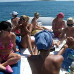 Various Sexy and Naked Amateur Babes on Boat Trip