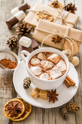 Горячий шоколад с маршмэллоу / Hot chocolate with marshmallows B155631352774803