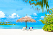 Тропический пляж на Мальдивах / Tropical beach in Maldives 018f1b1322864632