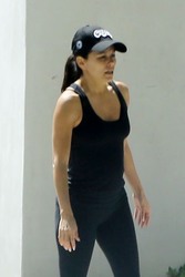 Eva Longoria - Goes for a solo workout in Los Angeles 03/21/2020