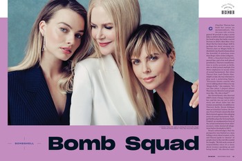 Margot Robbie, Nicole Kidman and Charlize Theron  - Entertainment Weekly Magazine  23 October 2019
