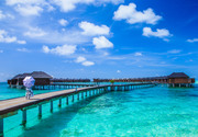 Тропический пляж на Мальдивах / Tropical beach in Maldives 8c73351322864616
