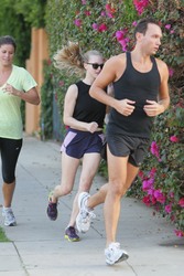 Amanda Seyfried - Running in LA 11/21/2011