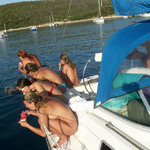 Various Sexy and Naked Amateur Babes on Boat Trip