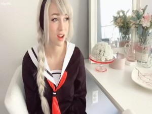 Webcam Show - Kira Akakawa Gets You All To Herself - Indigo White.