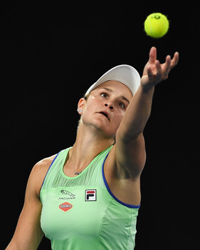 Ashleigh Barty - during the 2020 Australian Open at Melbourne Park, 20 January 2020