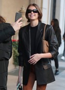 Kaia Gerber - leaves her hotel in Milan during Milan Fashion Week 02/21/2020
