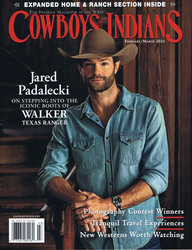 Интервью Джареда Падалеки для журнала Cowboys & Indians, февраль март 2021 г.