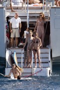 Doutzen Kroes, Candice Swanepoel & Joan Smalls - get the party started aboard a luxury vessel in Ibiza 08/14/2019