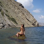 Naked Babe on Vacation Trip