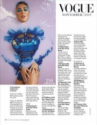 Huda Kattan - Vogue Magazine India - November 2019