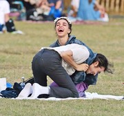FKA Twigs - Out in the park all loved up with new boyfriend Reuben Esser, London (September 15, 2019)