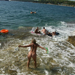 Various Sexy and Naked Amateur Babes on Boat Trip