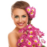 Красивая девушка с цветами / Beautiful girl with flowers 1bc19e1322916186
