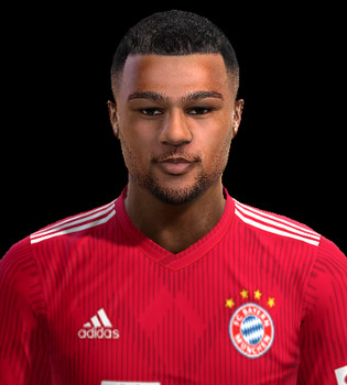 Serge Gnabry face for Pro Evolution Soccer PES 2013 made by