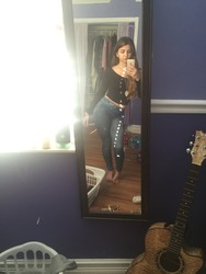 Geiles Teen Girl macht Selfies